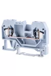 TRACON TSKC2,5 Fázisvezető ipari sorozatkapocs, rugós, sínre, szürke 800V 24A 0.08-2.5 mm2 2P