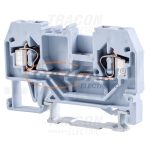   TRACON TSKC2,5 Fázisvezető ipari sorozatkapocs, rugós, sínre, szürke 800V 24A 0.08-2.5 mm2 2P