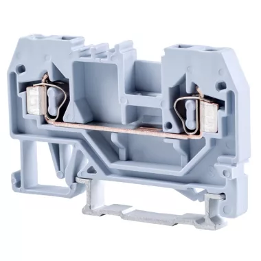 TRACON TSKC2,5 Fázisvezető ipari sorozatkapocs, rugós, sínre, szürke 800V 24A 0.08-2.5 mm2 2P