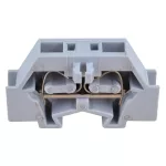   TRACON TSKD2,5 Mini rugós ipari sorozatkapocs, csavarral rögzíthető, szürke 500V 24A 0.08-2.5 mm2 2P