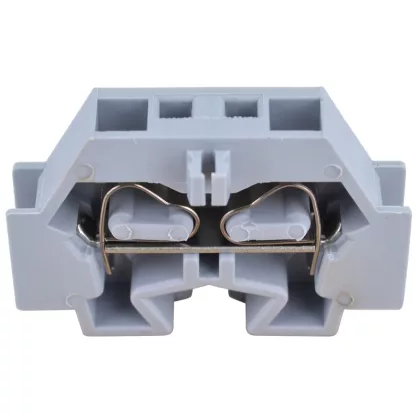   TRACON TSKD4 Mini rugós ipari sorozatkapocs, csavarral rögzíthető, szürke 690V 24A 0.08-4 mm2 2P