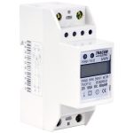   TRACON TVOF12 LCD kijelzésű fogyasztásmérő,közvetlen, 1 fázisú, 2 modul 230VAC / 10(60)A