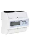 TRACON TVOF37 LCD kijelzésű fogyasztásmérő,közvetlen, 3 fázisú, 7 modul 400VAC / 10(100)A