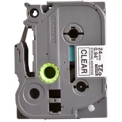   TRACON TZE-FX251 Brother  TZe-FX251 szalagkazetta, átlátszó alap, fekete betű 24 mm / 8 m