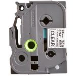   TRACON TZE-S121 Brother  TZe-S121 szalagkazetta, átlátszó alap, fekete betű 9 mm / 8 m