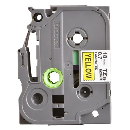   TRACON TZE-S621 Brother  TZe-S621 szalagkazetta, sárga alap, fekete betű 9 mm / 8 m