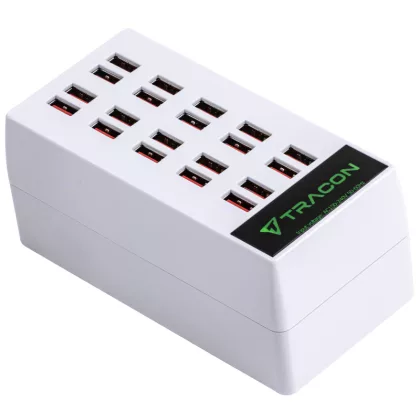 TRACON USB20A USB állomás 20 USB-A, 240W TRACON USB20A USB állomás 20 USB-A, 240W