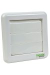 TRACON VFG100 Kültéri gravitációs zsalu fürdőszoba vent-hoz 151×151×45mm, D=96mm