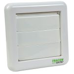   TRACON VFG100 Kültéri gravitációs zsalu fürdőszoba vent-hoz 151×151×45mm, D=96mm