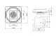 TRACON VR470 Tető ventilátor 470 m3/h, IP44, 39 W, 230 VAC, 0.17 A, 63 dB