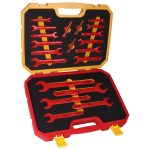 TRACON VSET20 20 darabos 1000 V-ra szigeteltcsavarkulcs készlet 1000V, CR-V, 6-32mm