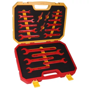 TRACON VSET20 20 darabos 1000 V-ra szigeteltcsavarkulcs készlet 1000V, CR-V, 6-32mm