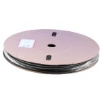   TRACON ZSVR48-D Zsugorcső, vékonyfalú, 3:1zsugorodás, gyantás, fekete, dobon 4,8/1,6mm, POLIOLEFIN