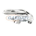  TRONIX 010-020 hálózati csatlakozókábel fényfüggönyhöz, fehér, IP44, 1.5m, max. 15000 LED-hez