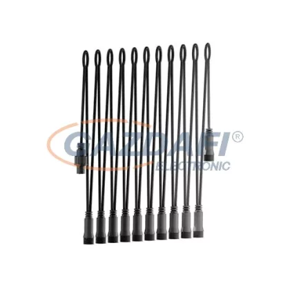   TRONIX 010-109 kapcsolható elosztó kúp alakú fák megvilágítására, 10 szálas, fekete, IP44