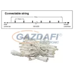   TRONIX 010-169 LED szál fényfüggönyhöz, 10 m, 100 LED, fekete kábel, csillogó meleg fehér fény, IP44