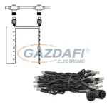   TRONIX 010-171 LED 2-es zárószál fényfüggönyhöz, 2 x 1.5 m, 30 LED, fekete kábel, meleg fehér fény, IP44