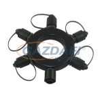 TRONIX 010-189 kör elosztó, 5 férőhelyes fekete, IP44