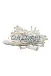 TRONIX 010-230 LED szál fényfüggönyhöz, 6 m, 60 LED, fehér kábel, csillogó meleg fehér fény, IP44