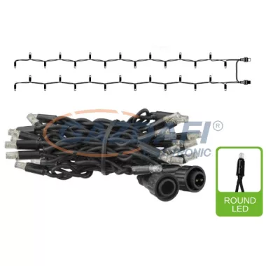 TRONIX 011-171 PS230 Végelem, 2x1,5m, fekete vezetékkel, 3000K, WW