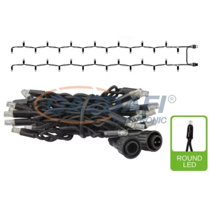   TRONIX 011-171 PS230 Végelem, 2x1,5m, fekete vezetékkel, 3000K, WW