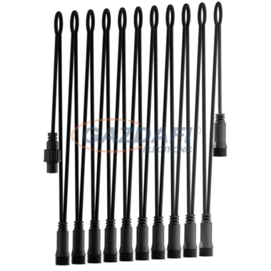 TRONIX 016-058 PS24 Kúpos fénycsatlakozó, zöld kábellel