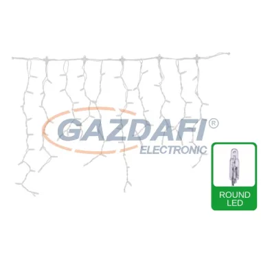 TRONIX 018-208 PS36 Fényfüzér, 2x0,4m, 92led, átlátszó, 3000K, WW