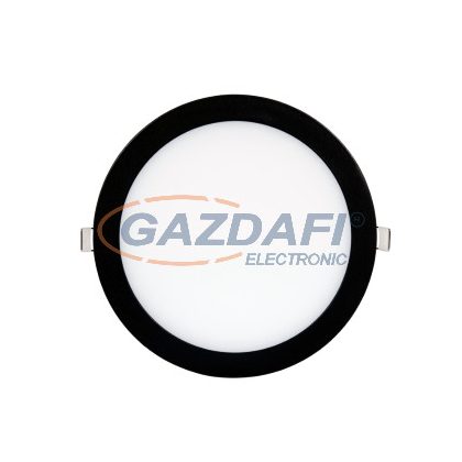   TRONIX 136-187 LED panel kerek süllyesztett   fekete  d=  200mm   10W   állítható színhőmérséklet   dimmelhető