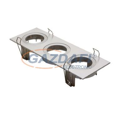 TRONIX 148-003 Spot lámpatest 3-as süllyesztett szögletes üres fix 221x80mm IP20 alumínium