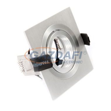 TRONIX 148-021 Spot lámpatest süllyesztett szögletes üres állítható 90x90mm IP20 alumínium