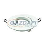   TRONIX 148-028 Spot lámpatest süllyesztett kerek üres állítható d=127mm IP20 fehér AR70