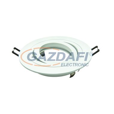 TRONIX 148-028 Spot lámpatest süllyesztett kerek üres állítható d=127mm IP20 fehér AR70