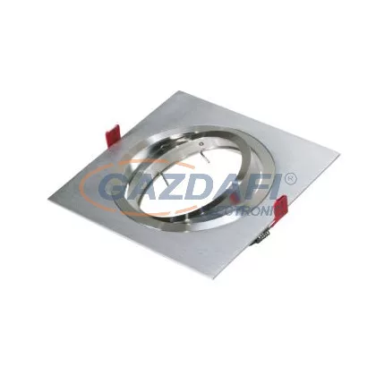   TRONIX 148-031 Spot lámpatest süllyesztett szögletes üres állítható 180x180mm IP20 alumínium AR111