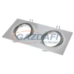   TRONIX 148-032 Spot lámpatest 2-es süllyesztett szögletes üres állítható 355x180mm IP20 alumínium AR111