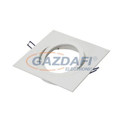   TRONIX 148-034 Spot lámpatest süllyesztett szögletes üres állítható 180x180mm IP20 fehér AR111