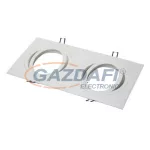   TRONIX 148-035 Spot lámpatest 2-es süllyesztett szögletes üres állítható 355x180mm IP20 fehér AR111