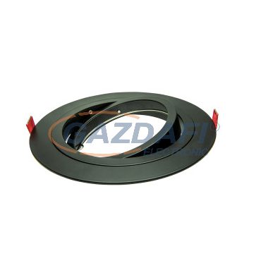 TRONIX 148-036 Spot lámpatest süllyesztett kerek üres állítható d=180mm IP20 fekete AR111