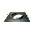  TRONIX 148-037 Spot lámpatest süllyesztett szögletes üres állítható 180x180mm IP20 fekete AR111