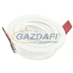   TRONIX 148-557 Spot lámpatest süllyesztett kerek üres állítható d=92mm IP20 fehér