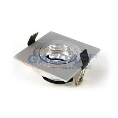 TRONIX 148-559 Spot lámpatest süllyesztett szögletes üres állítható 92x92mm IP20 alumínium