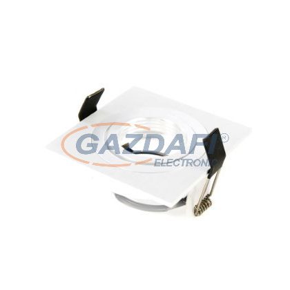   TRONIX 148-560 Spot lámpatest süllyesztett szögletes üres állítható 92x92mm IP20 fehér