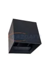 TRONIX 149-142 LED Kültéri fali lámpa 100x100x100mm fekete 6W 3000K dimmelhető IP65 220lm