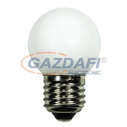   TRONIX 165-031 SMD LED fényforrás, E27, 1W, 6000K, IP44, törésmentes PVC búra