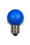 TRONIX 165-032 SMD LED fényforrás, E27, 1W, kék, IP44, törésmentes PVC búra