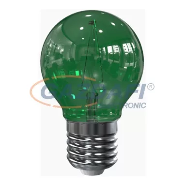 TRONIX 175-784 Filament LED fényforrás, G45, 2W, zöld TRONIX 175-784 Filament LED fényforrás, G45, 2W, zöld
