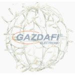   TRONIX 571-009 Kültéri 3D-dekor gömb, 35cm, fehér kábellel, 3000K, WW