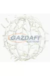 TRONIX 571-029 Kültéri 3D-dekor gömb, 80cm, fehér kábellel, 3000K, WW