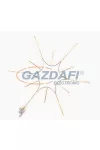 TRONIX 580-030 Motívum, 12 ágú csillag, 50*43cm, 3000K, meleg fehér Neon LED