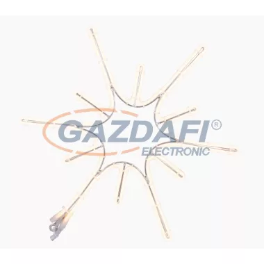 TRONIX 580-030 Motívum, 12 ágú csillag, 50*43cm, 3000K, meleg fehér Neon LED