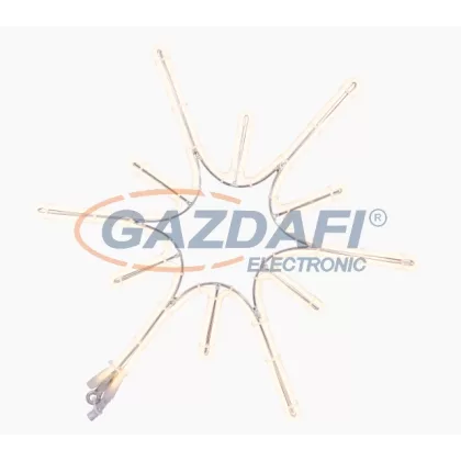   TRONIX 580-030 Motívum, 12 ágú csillag, 50*43cm, 3000K, meleg fehér Neon LED